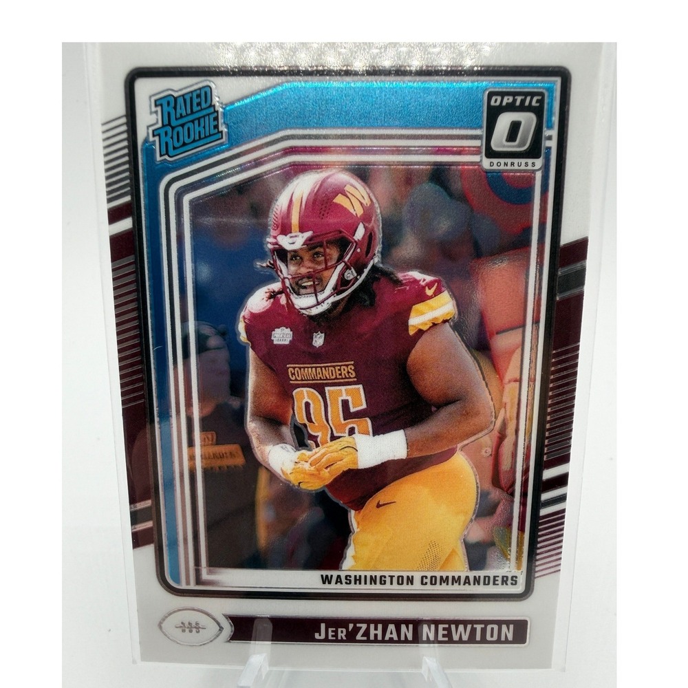 2024 Panini Donruss Optic Jer'Zhan Newton Rated Rookie Silver Prizm #252‎ NFL